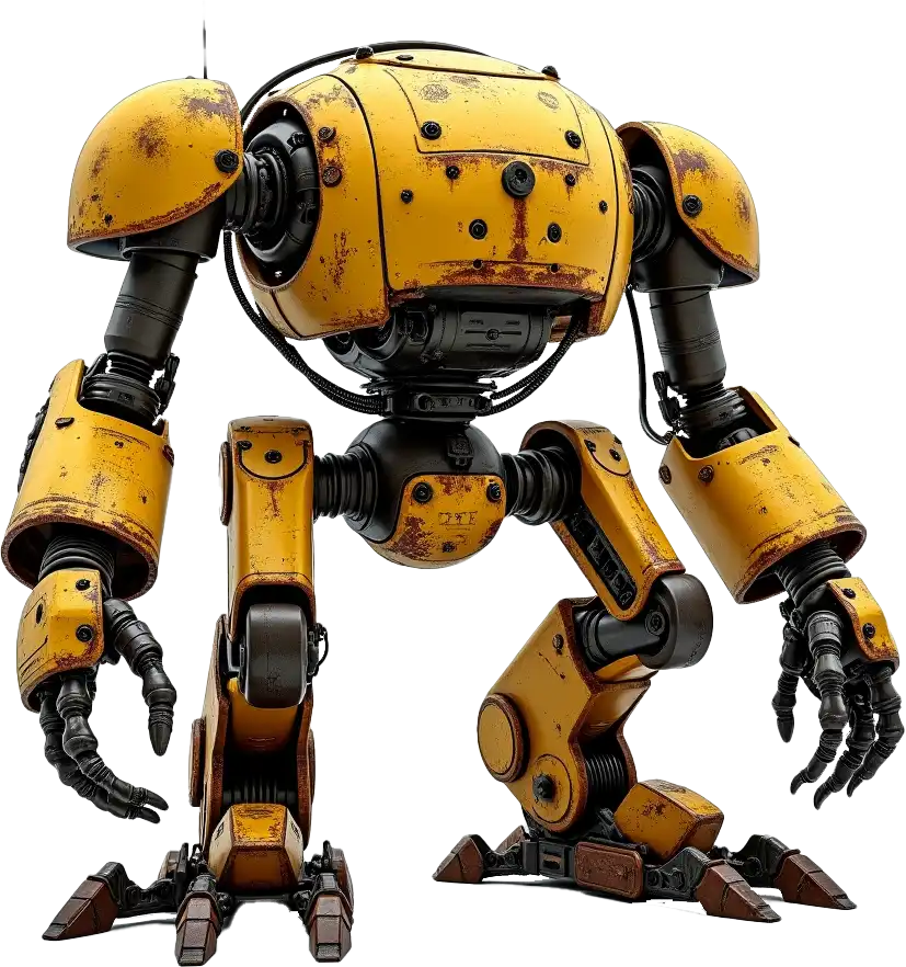 Funny Yellow Robot